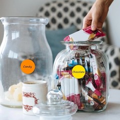 3000Pcs Round Dot Stickers Garage Sale Price Stickers Sheets for Office Student
