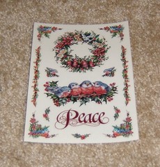 PSX Designs Sticker Sheet ~ Christmas Bird Song