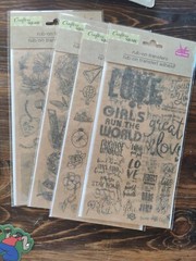 HUGE LOT of Stickers, Iron On, transfers Craft Lot w/12″x9″ Zippered storage bag