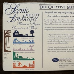 Creative Memories Scenic Die Cut Landscapes 6 Pack NEW Retired 1999 Free Ship!!