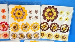 RETIRED HOMEMADE BEAUTIFUL 60 CT. PAPER FLOWERS LOT SCRAPBOOK EMBELLISHMENTS #7