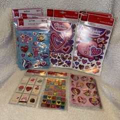 Valentine Layered Disney Hearts Foam Stickers Craft Assortment Heartnotes Magnet