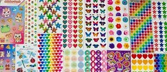 Happy Lot Of Stickers 25+ Sheets Mixed Themes – VARIOUS BRANDS | SHAPES & SIZES
