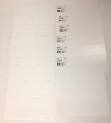 Cricut Waterproof Printable Sticker Paper 6 Sheets 12.4 x 9.37 x 0.1 Transparent
