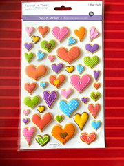 YUMMY HEARTS PUFFY 3D STICKERS – SOOOO CUTE – FREE SHIPPING