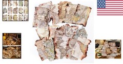 Creative DIY Scrapbooking Supplies – 30 Burnt Edge Paper Sheets for Journaling
