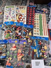 Mixed Lot of Stickers Tickets Guides . Stickopotamus, Disney, Paper Stuff Etc