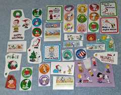Peanuts Snoopy Lot 50 Stickers Charles Schulz Charlie Brown Woodstock Linus