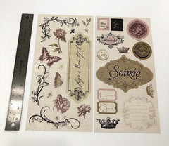 MY REFLECTIONS LA BELLE VIE Close to My Heart Paper Pack & Stickers 2 Stamp Sets