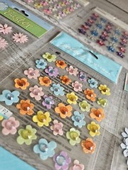 Sticker Lot – Flowers Scrapbooking 3D Stickers – Floral Spring RARE HTF #101
