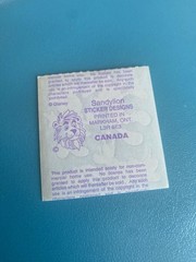 Vintage Sandylion Prism Micky Minnie Pluto Sticker Module