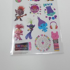 Trolls World Tour Dreamworks SandyLion Sticker Sets 4 Sheets Brand New