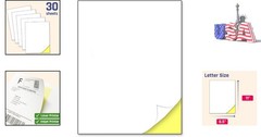 30 Sheets of Matte White Printable Sticker Paper | 8.5″ x 11″ for Easy Labeling