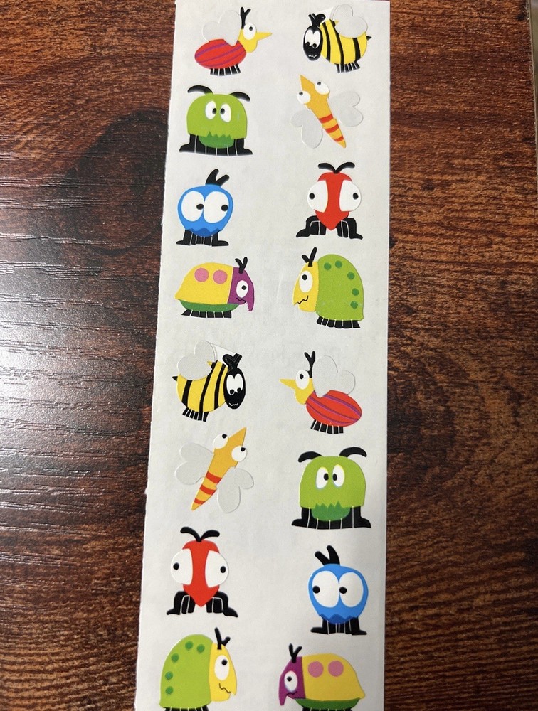 Mrs. Grossman’s Stickers Insects Chubby Bugs