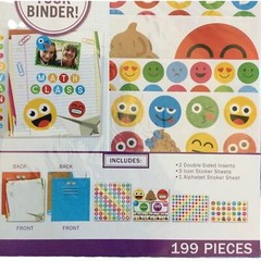 199 Pc Binder Stickers Smileys Mood Expressions Back to School