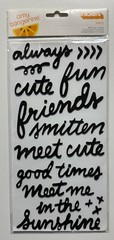 Amy Tangerine Thickers-Foam Stickers-Variations Available-You Choose
