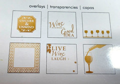 Paper House Wine Scrapbooking Kit 18pc Die Cut Overlays Cards Frame Alcohol 2015