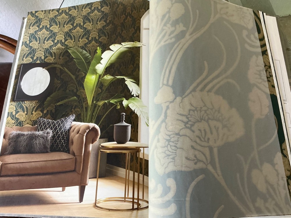 ANTONINA VELLA ART DECO WALLPAPER SAMPLE BOOK/ PAPER CRAFTS