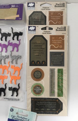 Lot of 10 Cat Sticker Sheets New Cloude9 Design Sandylion Art Warehouse Marcella