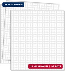 1/4″ White Dot Stickers 2750 PCS Small Round Circle Stickers Tiny Mini Little Co