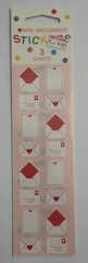 Vintage Mrs. Grossman’s Stickers Love Letters Valentines 3 Sheets Sealed 90s