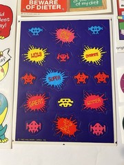 Vintage Sticker LOT 1980s 90s Some Rare Sheets Hallmark Video Game + Dinosaurs