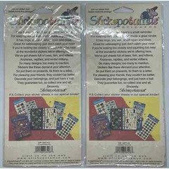 Stickopotamus Handprints Metallic Scrapbooking Stickers Binder Stickers NOS