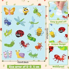 Frienda 480 Pcs Spring Insect each piece is approx. 1 x 1 inch, Multi