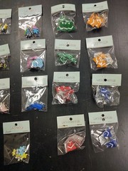 Lot of 27 pkgs Brads Let’s Dress It Up Scrapbooking, Crafts, Card Making