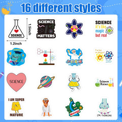 Natural Sciences Roll Stickers – 1000Pcs Biology Experiment Stickers in 2 Rolls