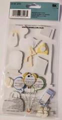 Jolee’s Boutique 3D Scrapbook Stickers Welcome New Baby