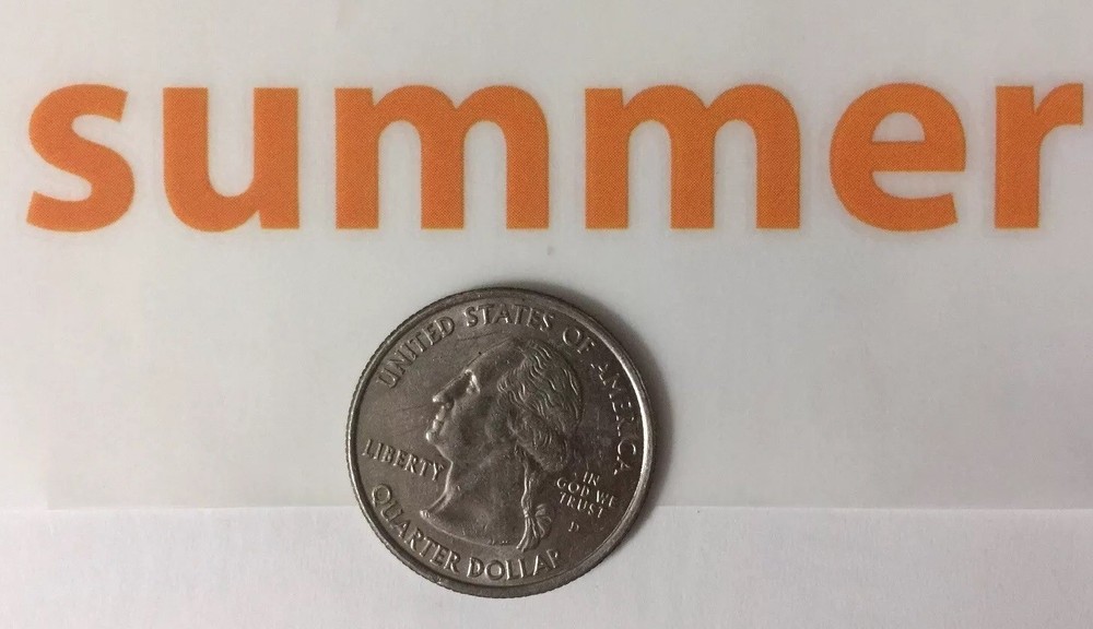 SUMMERTIME Transfer Rub-On Titles (6″x2″)My Mind’s Eye•Sun•Vacation •June•July••