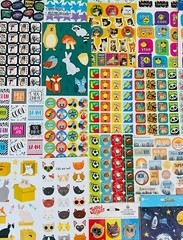 500 STICKER Set 🦄 Sandylion Hallmark Crafters Corner American Greetings