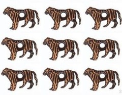 TIGER EYELETS SCRAPBOOKING *EYELET OUTLET 10 PCS