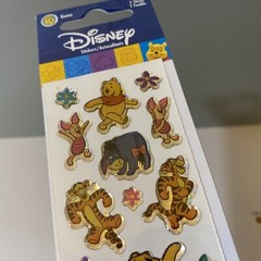 Vintage Sandylion Gems Disney Winnie The Pooh Eeyore Piglet & Tigger Stickers