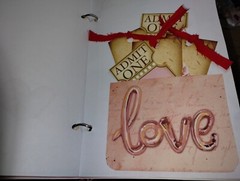 «Love Notes» Junk Journal Scrapbook USA Seller