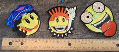 Vintage SMILEY FACE Prism Vending Machine Stickers 90s Y2k Emoji – U-PICK! –
