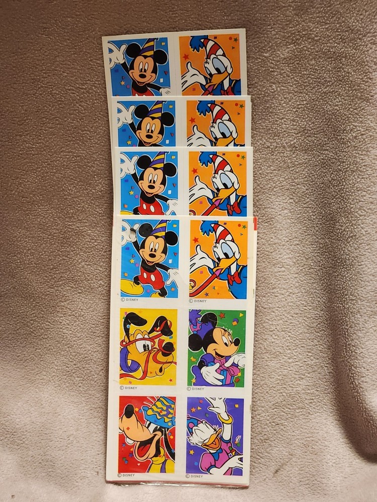 Disney Vintage Mickey and Friends Donald Reward Stickers by Hallmark 3 Sheets