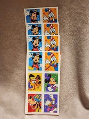 Disney Vintage Mickey and Friends Donald Reward Stickers by Hallmark 3 Sheets