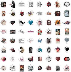 New York Themed Stickers – 100 Pcs Waterproof Vinyl for Endless Creativity