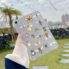 50Pcs Transparent Insect Stickers for Scrapbooking PET Nature Dragonfly Bee