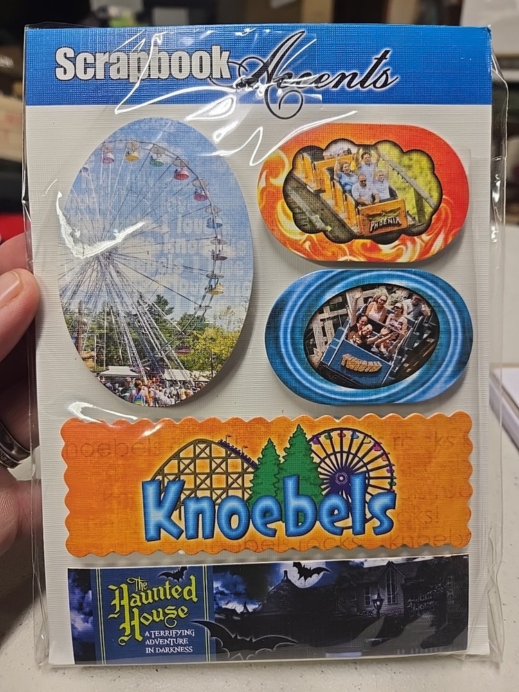 Knoebels Amusement Park Scrapbook Accents-The Phoenix, Haunted Mansion & More