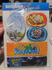 Knoebels Amusement Park Scrapbook Accents-The Phoenix, Haunted Mansion & More