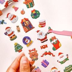 3D Puffier Sticker Sheets Decorative Sticker Cute Small Sticker for Kid & Adult