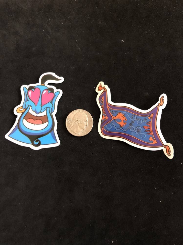 Disney Stickers – Aladdin lot of 2 Stickers
