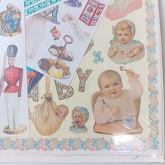 John Grossman Gifted Line Sticker Sheets Victorian Baby Wedding Toys – 11 Sheets