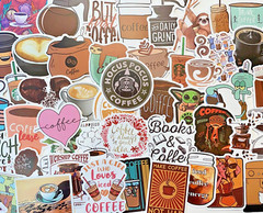 COFFEE Stickers, 20pcs, cafe, coffee lovers beverage, decals, FREE Shipping*