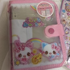Magical Mewchan Sticker Binder with 2 Sticker Sheets Heisei Retro Kawaii