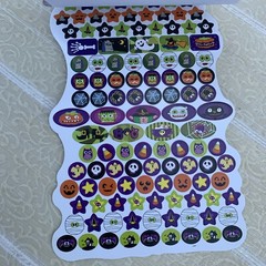 NOS Halloween Sticker Book – 516 PCs. Foil & Matte.