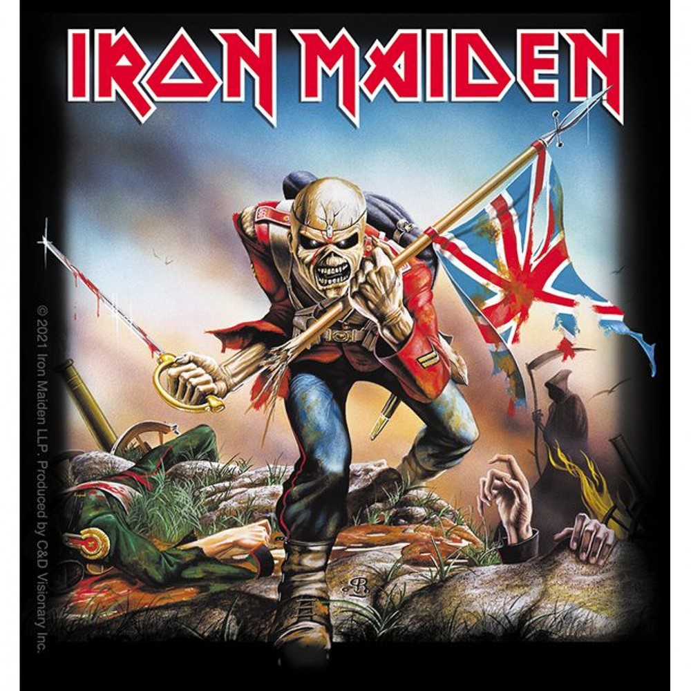 Iron Maiden Raising Hell 4″x4.25″ Sticker Multi-Color